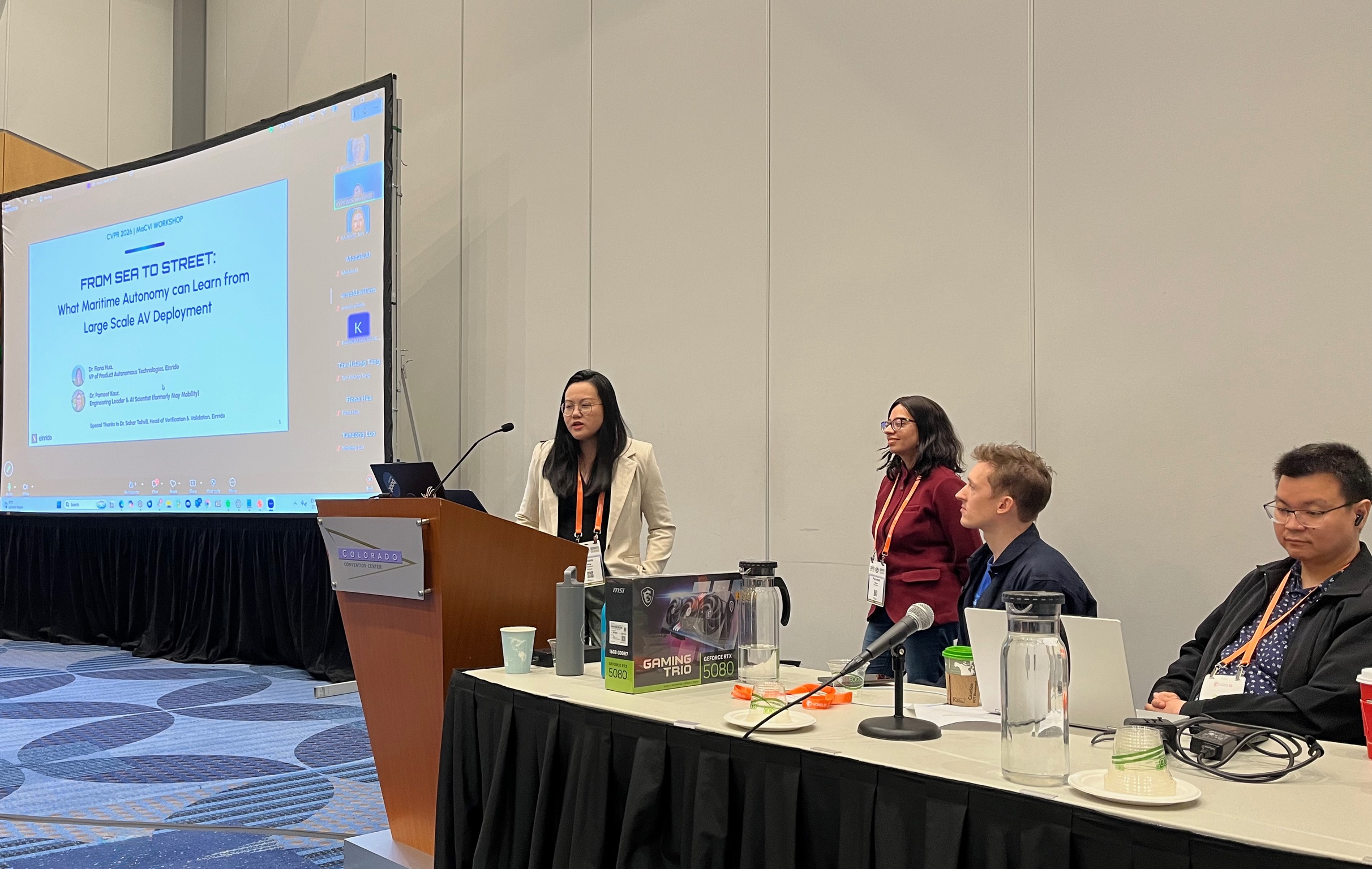 Fiona Hua and Parneet Kaur keynote at MaCVi CVPR 2026